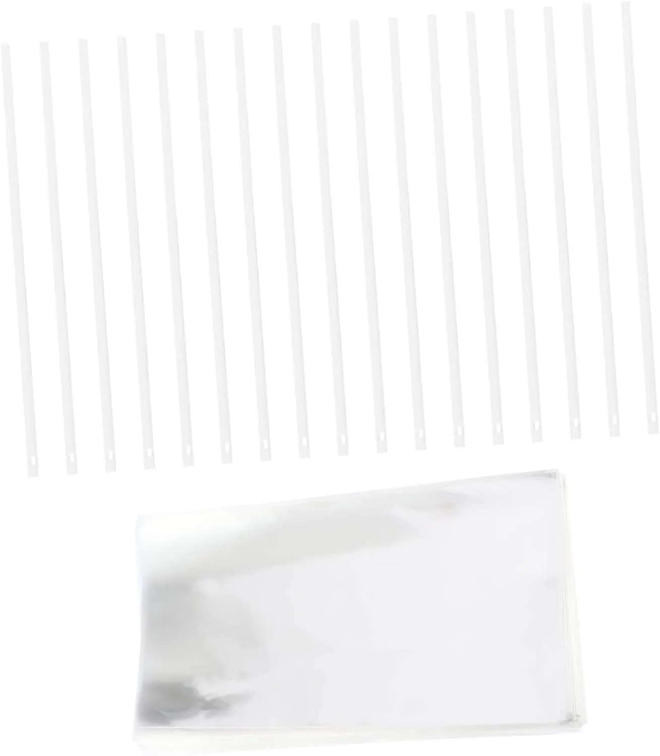 VOSAREA 1 Set Lollipop Sticks with Treat Bags Sticks for DIY Candy Chocolates Cake Pops and Marshmallow Treats