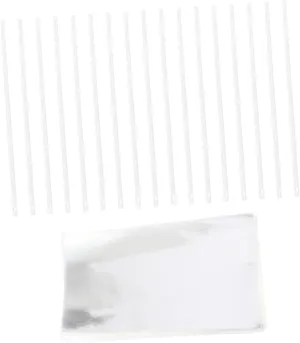 VOSAREA 1 Set Lollipop Sticks with Treat Bags Sticks for DIY Candy Chocolates Cake Pops and Marshmallow Treats