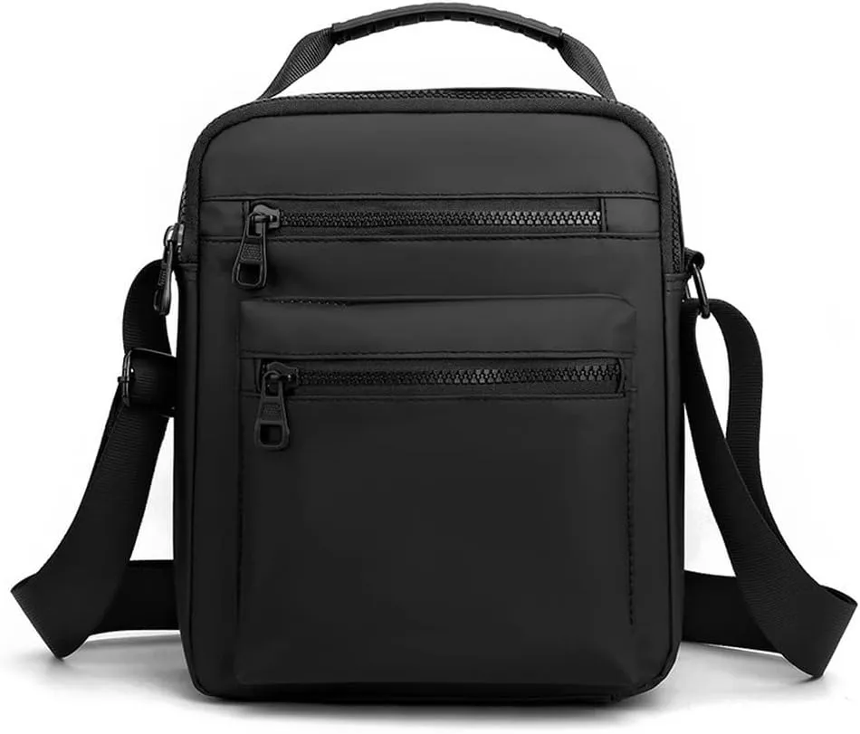 Water Repellent Multiple Pockets Crossbody Bags for Men Travel Phone Shoulder Bags Small Roomy Messenger Bag