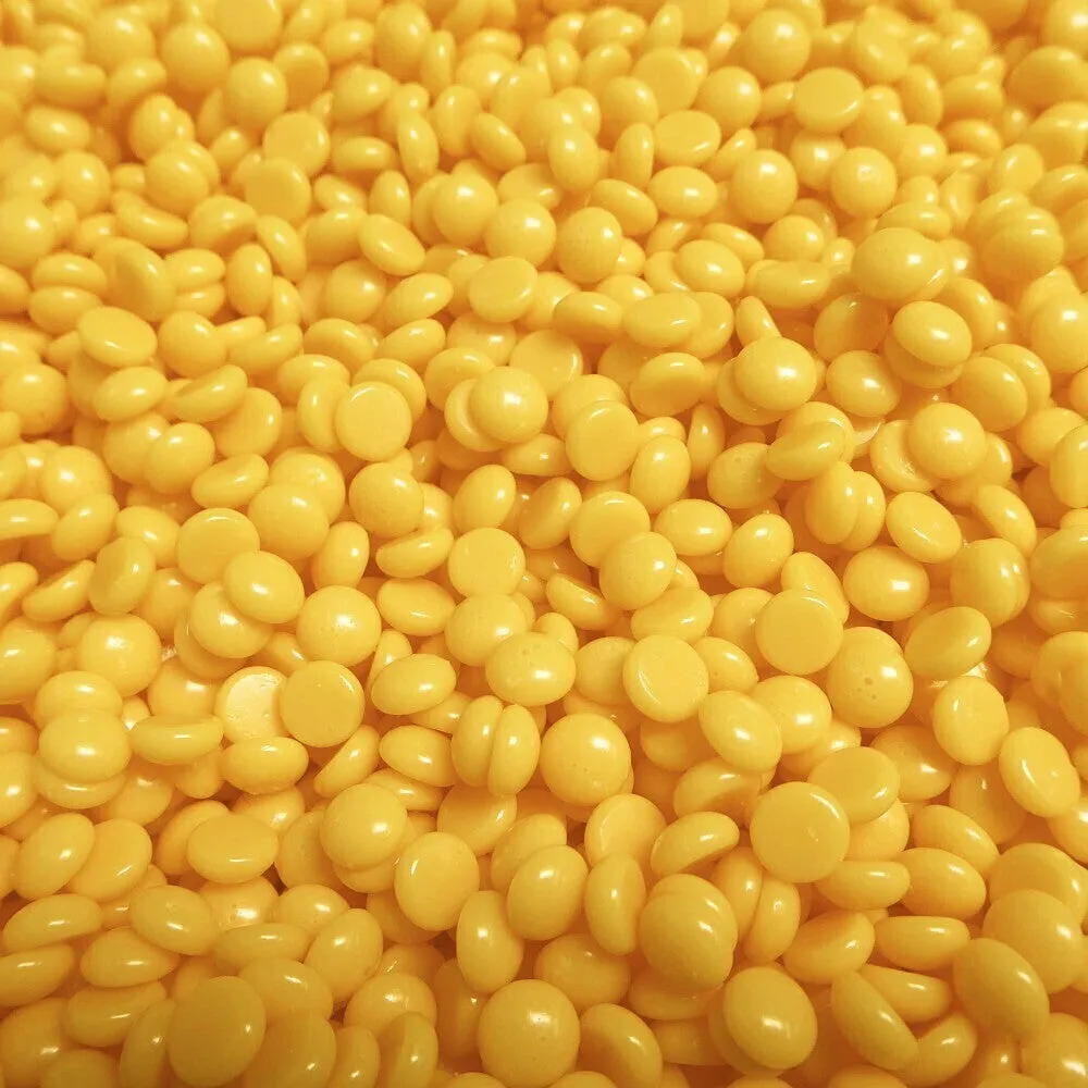 Waxness Spa Choice Natural Honey Gel Hard Wax Beads - Made in Italy / 2.2 lbs. - 35.27 oz. - 1 kg. Each X 12 Bags = 26.4 lbs.