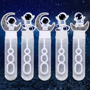 Winrayk Astronaut Bubble Wands for Kids Space Party Favors, 24 Large Galaxy Bubbles Bulk Easter Pinata Filler Goody Bag Stuffer Classroom Prize Birthday Gift Summer Toy Outer Space Themed Party Favors