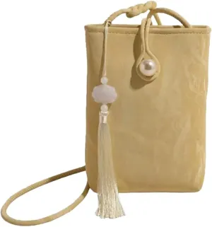 Women Mini Crossbody Bags Small Shoulder Bags CellPhone Purse Tassels Wallet Purse for Women