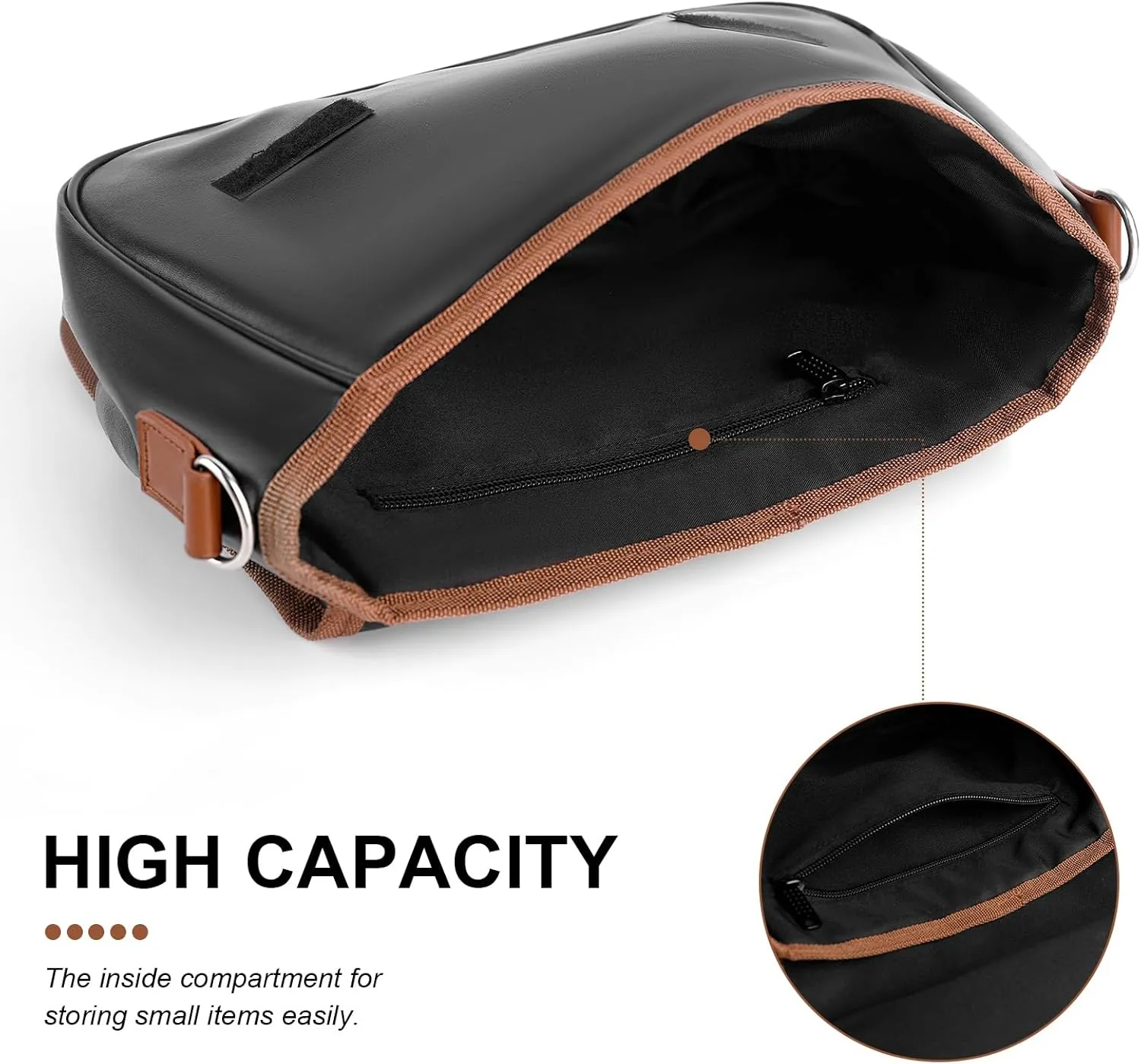 Womens Casual Crossbody Bag, Small PU Leather Shoulder Bag Travel Messenger Bags