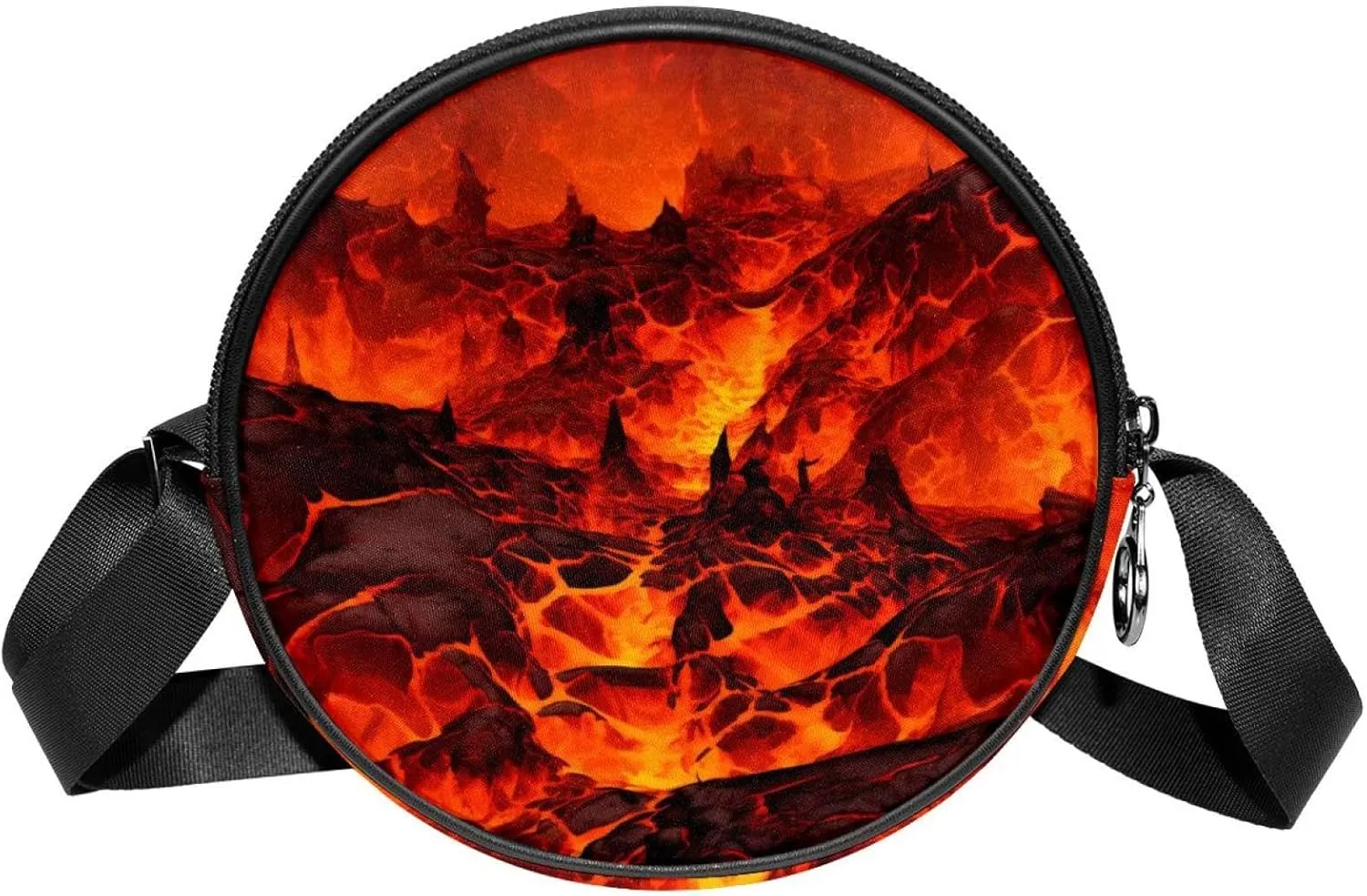 Women's Crossbody Handbags, Travel Purse, Cross Body Bag, Volcano Pattern