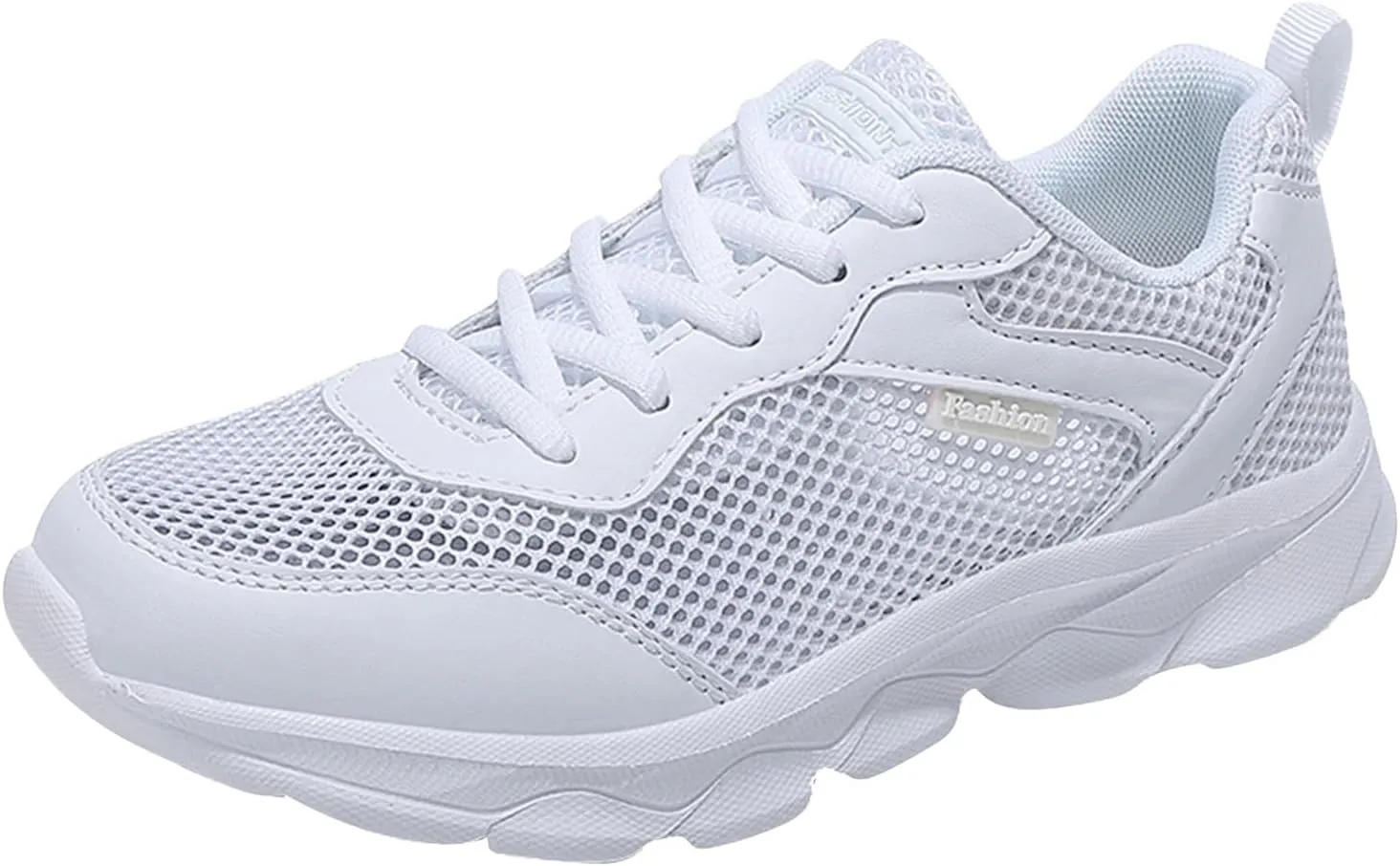 Women's Summer Fashion Mesh Perforated Breathable Sports Shoes Non Slip Casual Comfortable Classic Nylon Sneaker Womens
