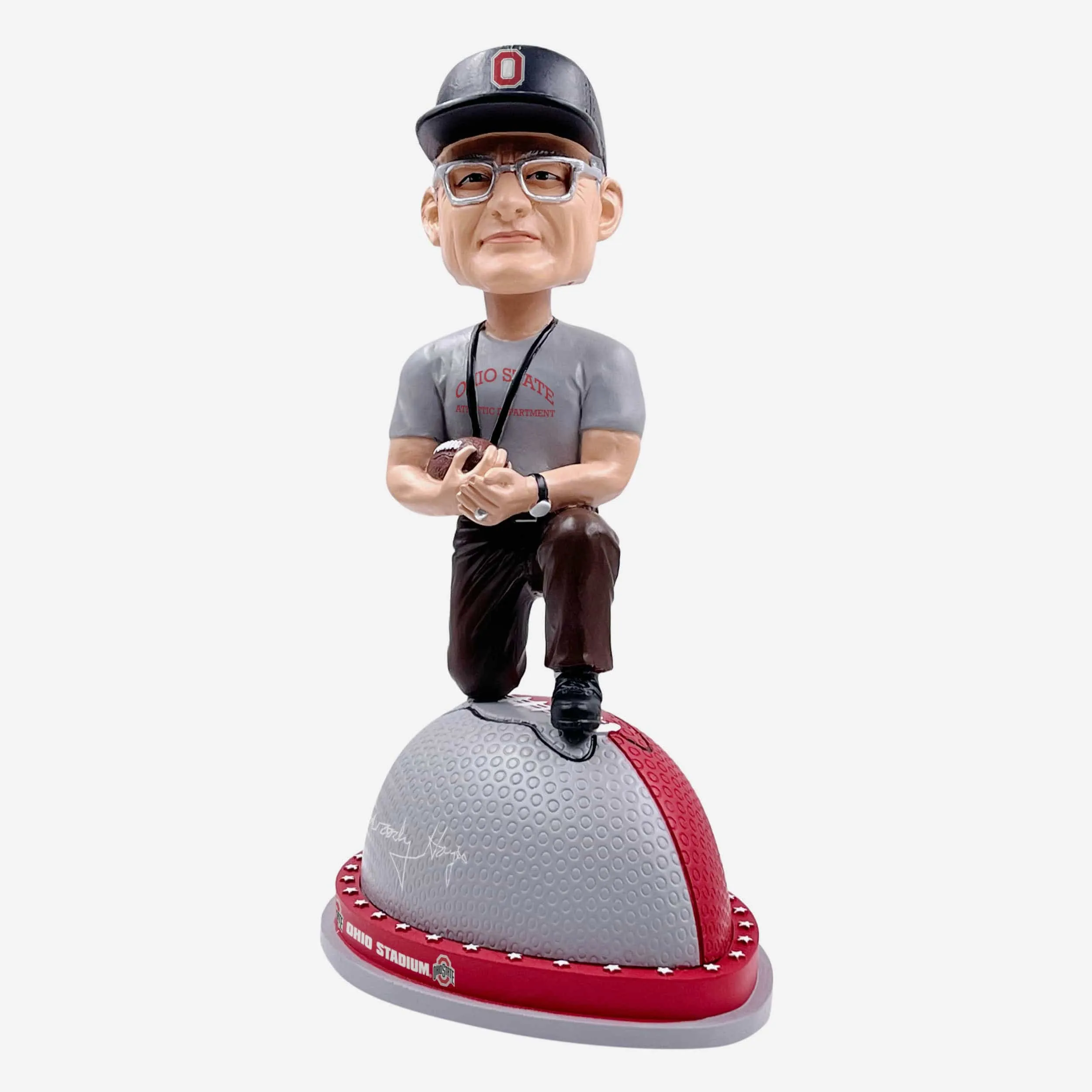 Woody Hayes Ohio State Buckeyes Magnetic Stadium Base Bobblehead