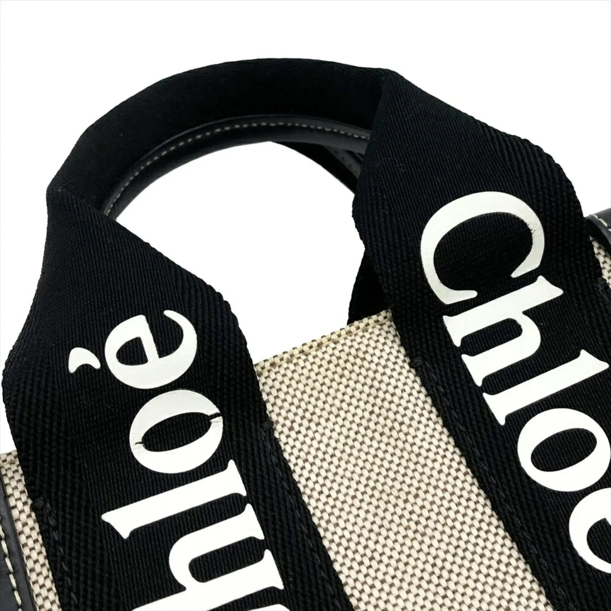 Woody Small Linen Tote