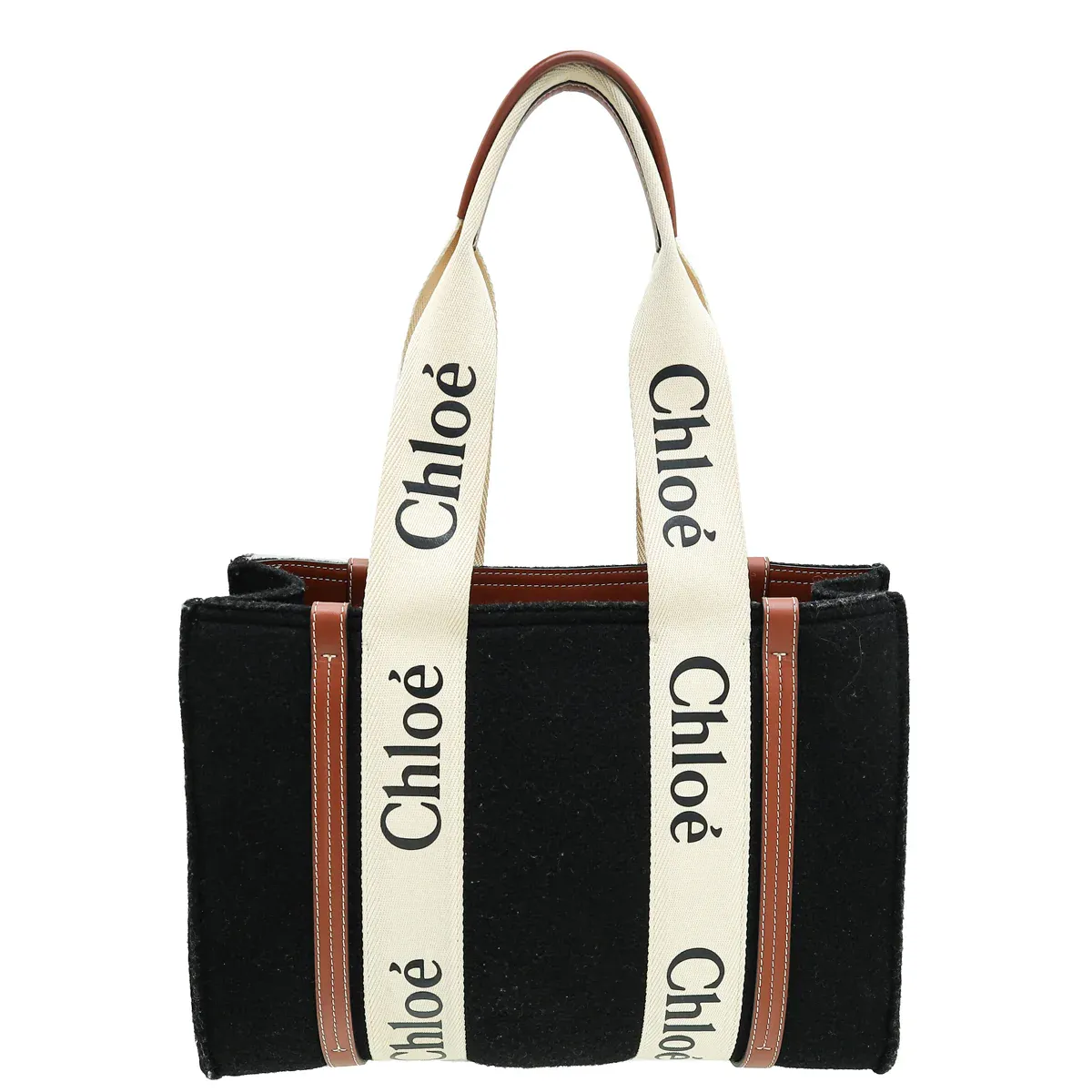 Woody Small Linen Tote