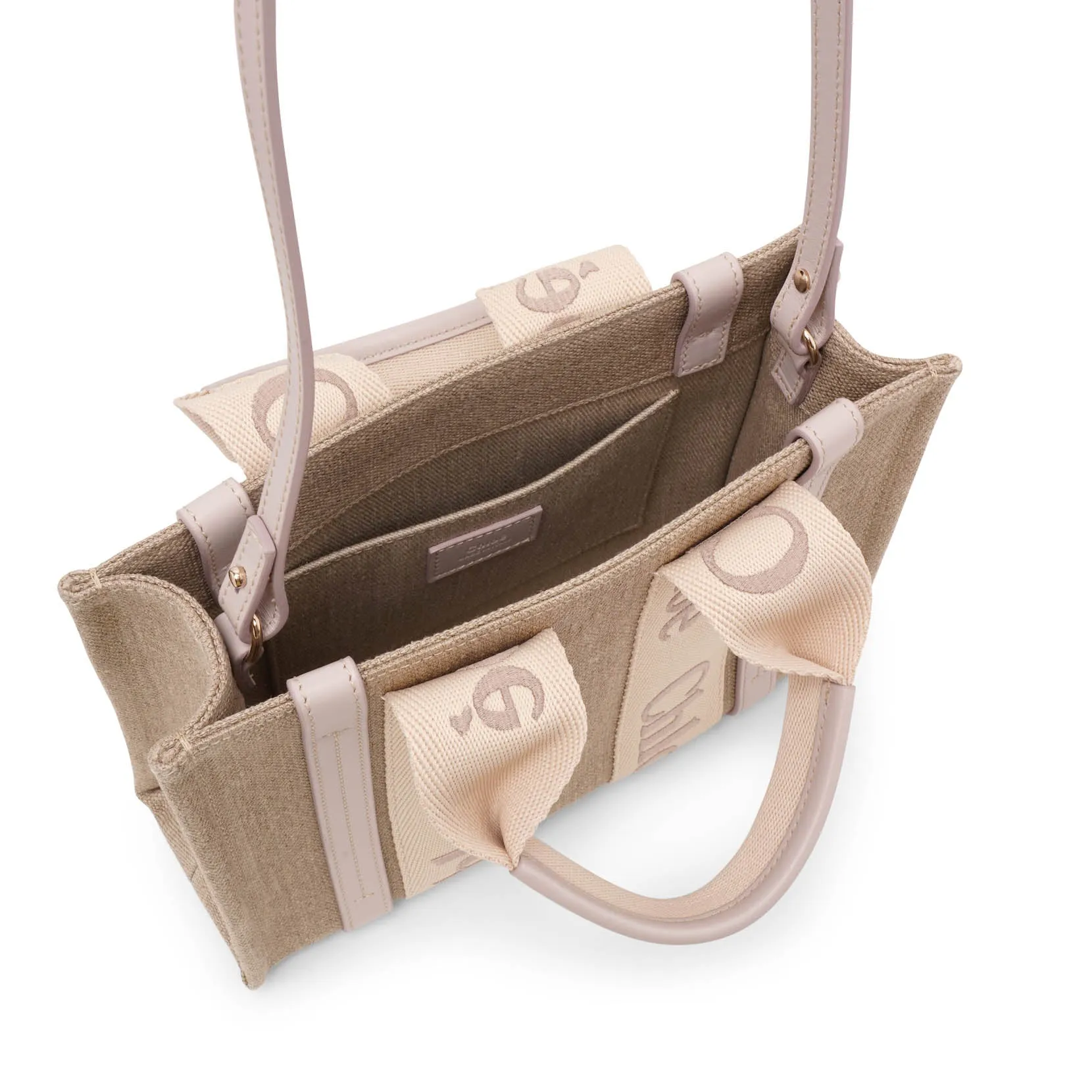 Woody wild grey small tote bag