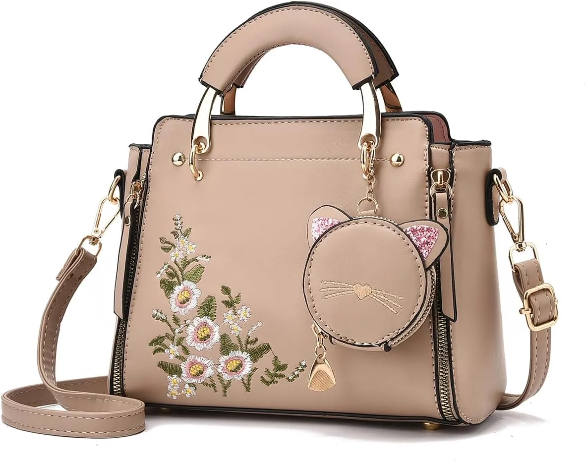 Xiaoyu Fashion Purses and Handbags for Women Ladies Crossbody Bags Top Handle Satchel Shoulder Bags Small Totes