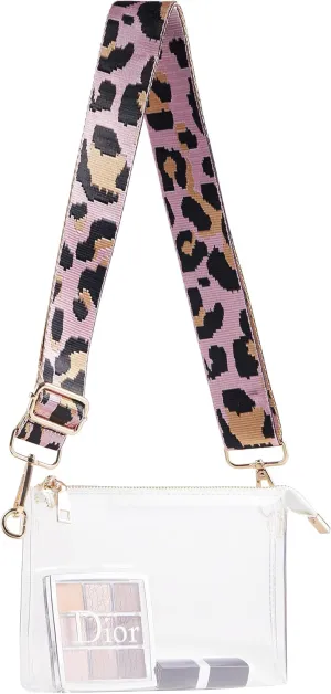 Y&R Direct Cute Clear Bag Purses for Women Stadium Transparent Crossbody Bag with Removable Chain for Sporting Events Concert