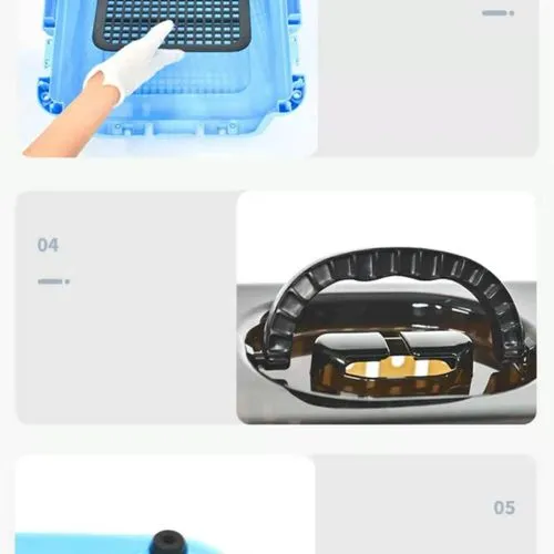 YES4PETS - Dog Cat Crate Pet Rabbit Carrier Travel Cage With Tray & Window - Blue - Medium