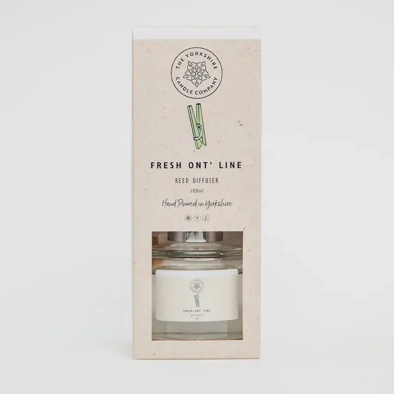Yorkshire Candle Company - Fresh On’t Line Reed Diffuser