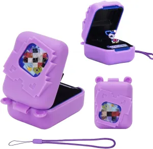 YouKnow Silicone Case for Bitzee Disney Interactive Toy Digital Pet and Case, Protective Skin Sleeve for Bitzee Virtual Electronic Pets Accessories (Case Only) (Purple)
