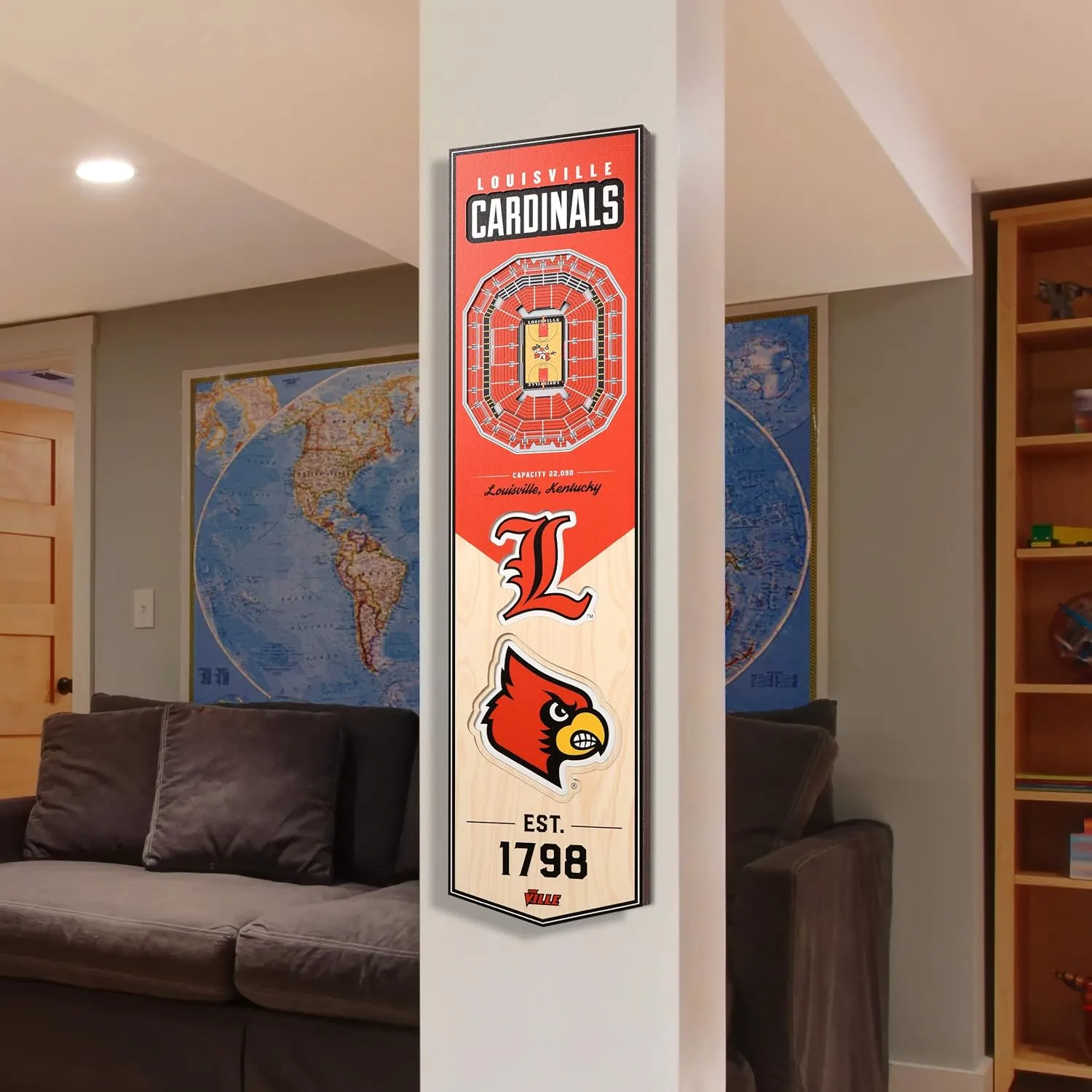 YouTheFan NCAA 3D StadiumView 8x32 Banner