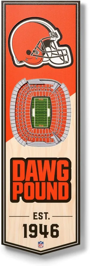 YouTheFan NFL 3D Stadium Banner - 6x19