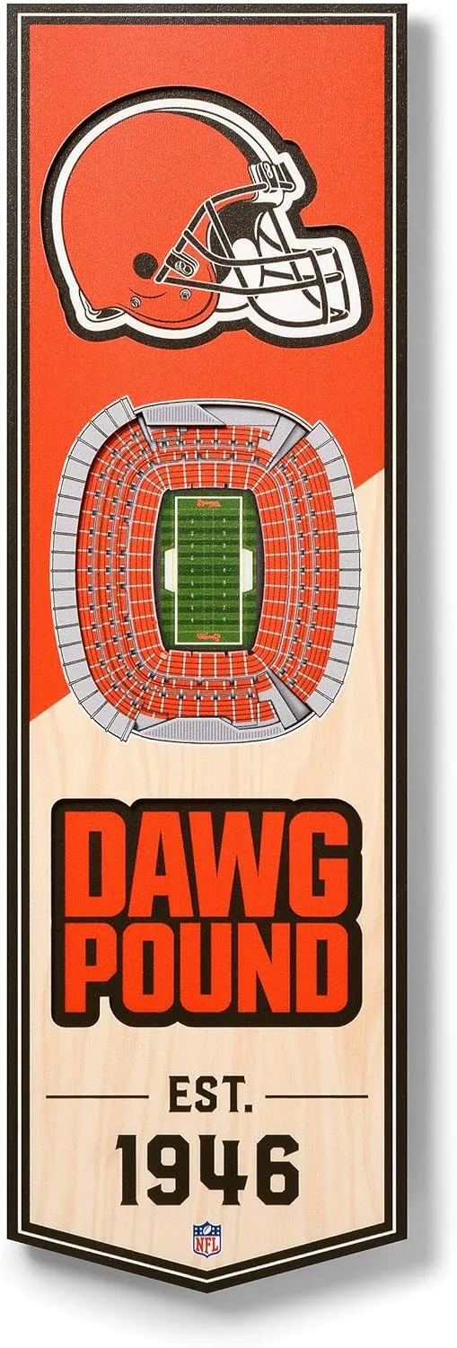 YouTheFan NFL 3D Stadium Banner - 6x19