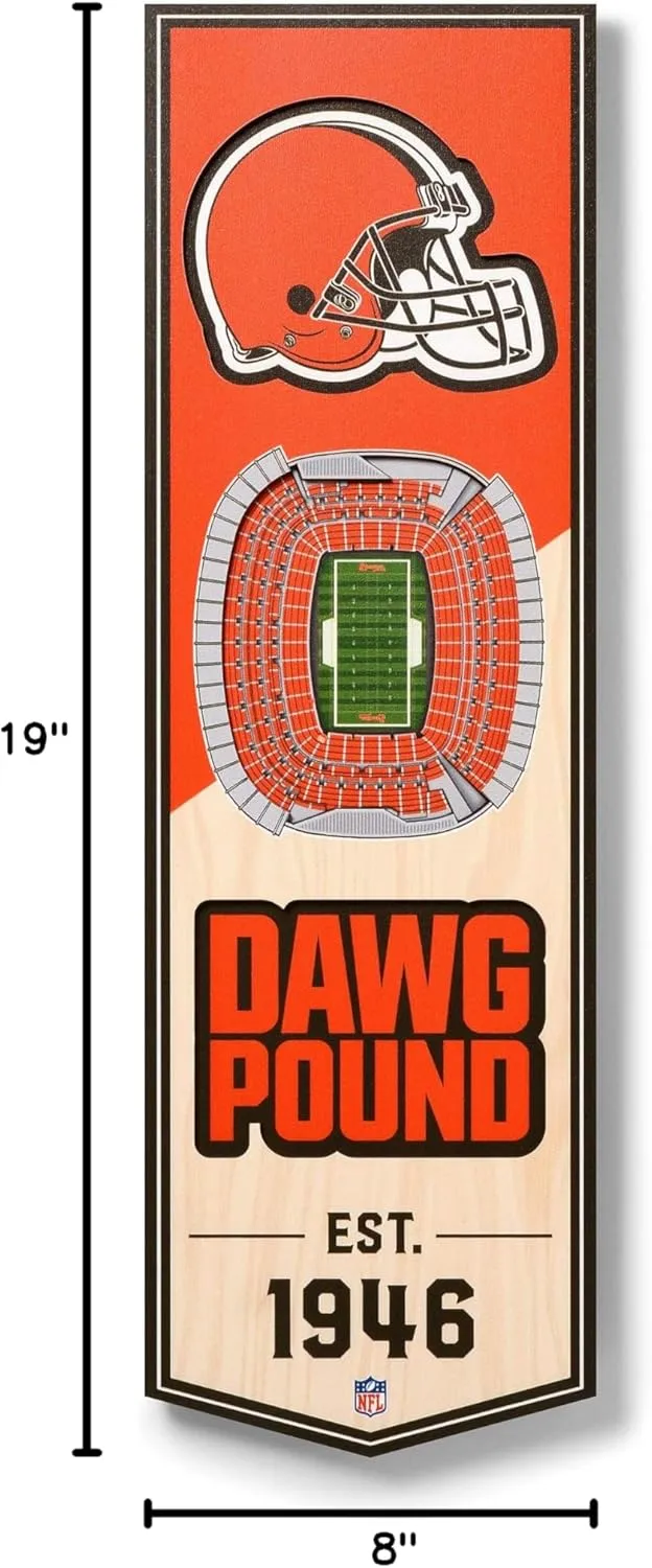 YouTheFan NFL 3D Stadium Banner - 6x19