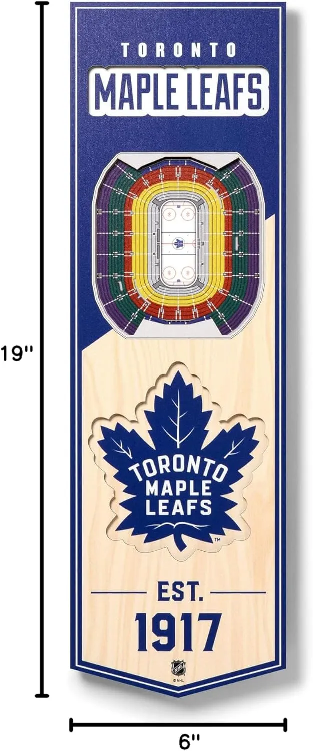 YouTheFan NHL 3D Stadium 6x19 Banner