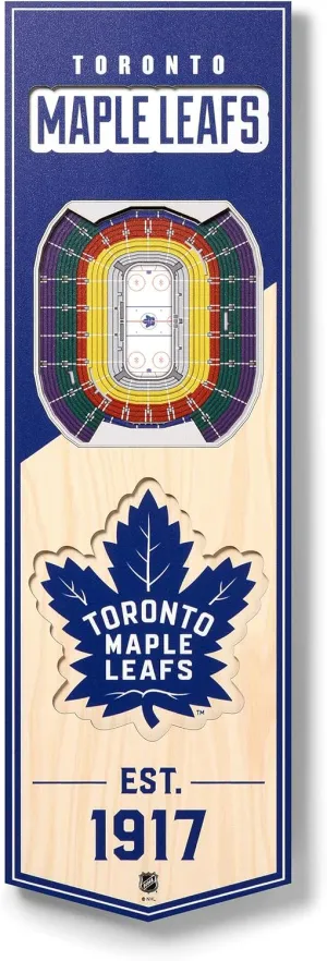 YouTheFan NHL 3D Stadium 6x19 Banner