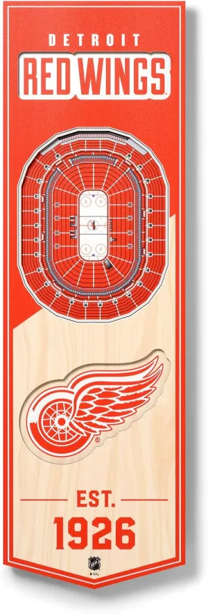YouTheFan NHL 3D Stadium 6x19 Banner