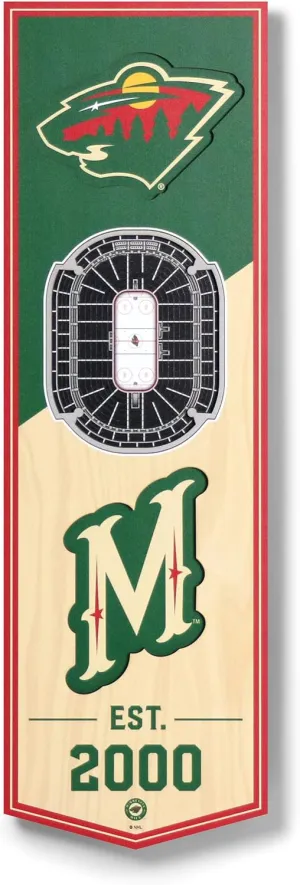 YouTheFan NHL 3D Stadium 6x19 Banner