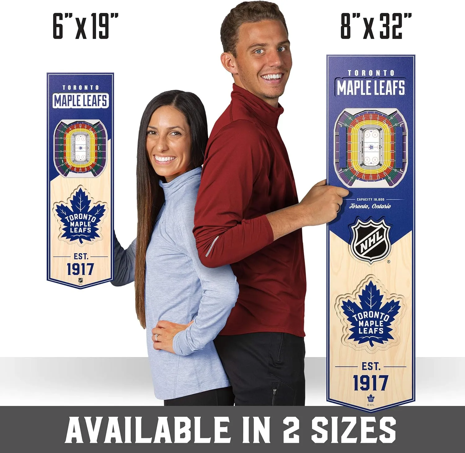 YouTheFan NHL 3D Stadium 6x19 Banner