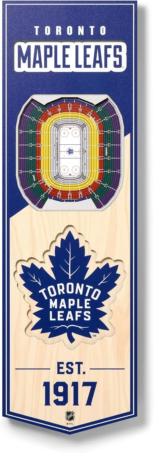 YouTheFan NHL 3D Stadium 6x19 Banner