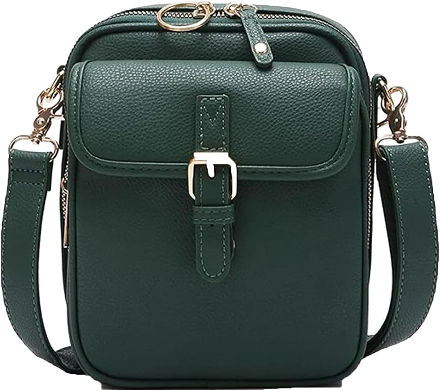 Zealburst Crossbody Leather Bag, Urvashi Crossbody Bag,Urvashi Vintage Double Layer Large Capacity Mini Cross Body Bags